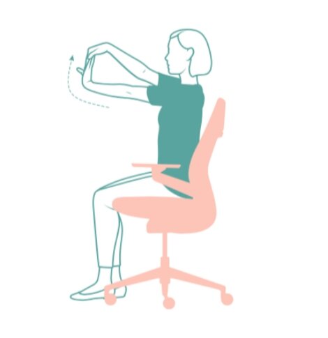 Yoga en la oficina con sólo 3 pasos