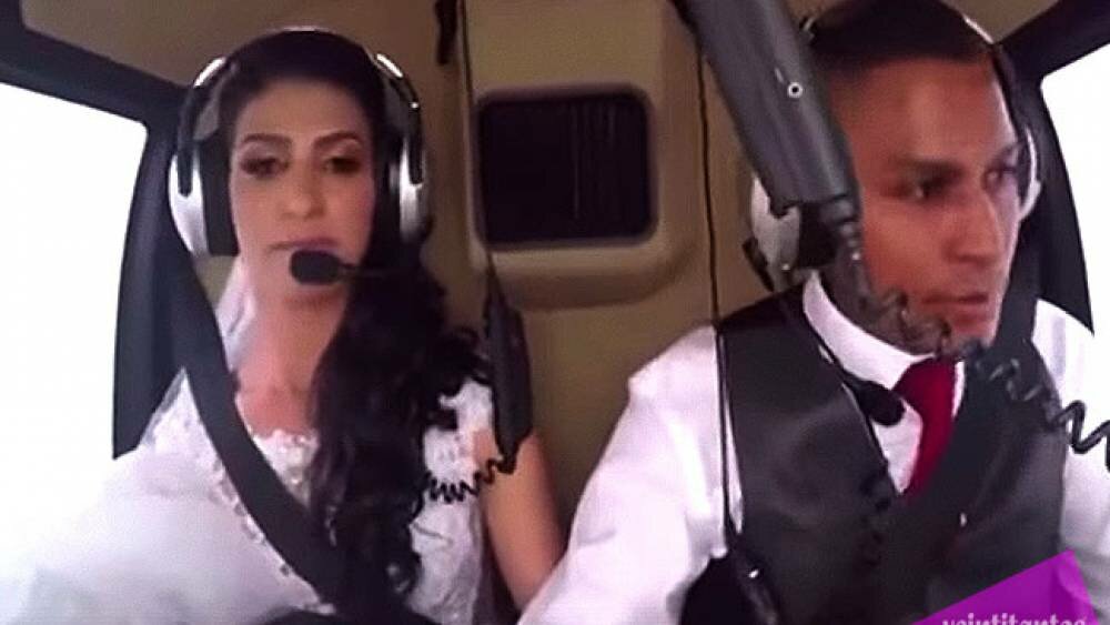 Novia quería llegar a su boda en helicóptero pero la muerte la sorprendió (VIDEO)