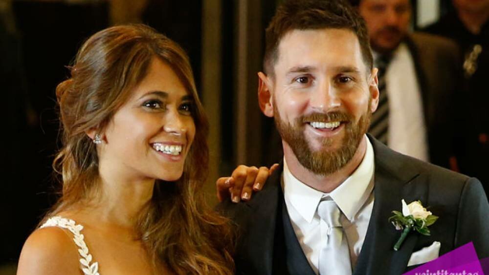 Primeras imágenes del vestido de novia de Antonella Rocuzzo, la esposa de Messi