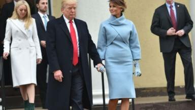La famosa a la que Melania Trump le copió el look que usó hoy en el día de la inauguración