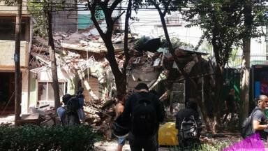 Esta es la lista de edificios derrumbados durante el sismo de la CDMX