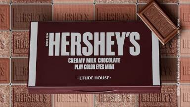 Makeup, sombras, inspiración, barras de chocolate, Hershey's